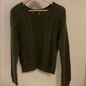Olive Knit Sweater